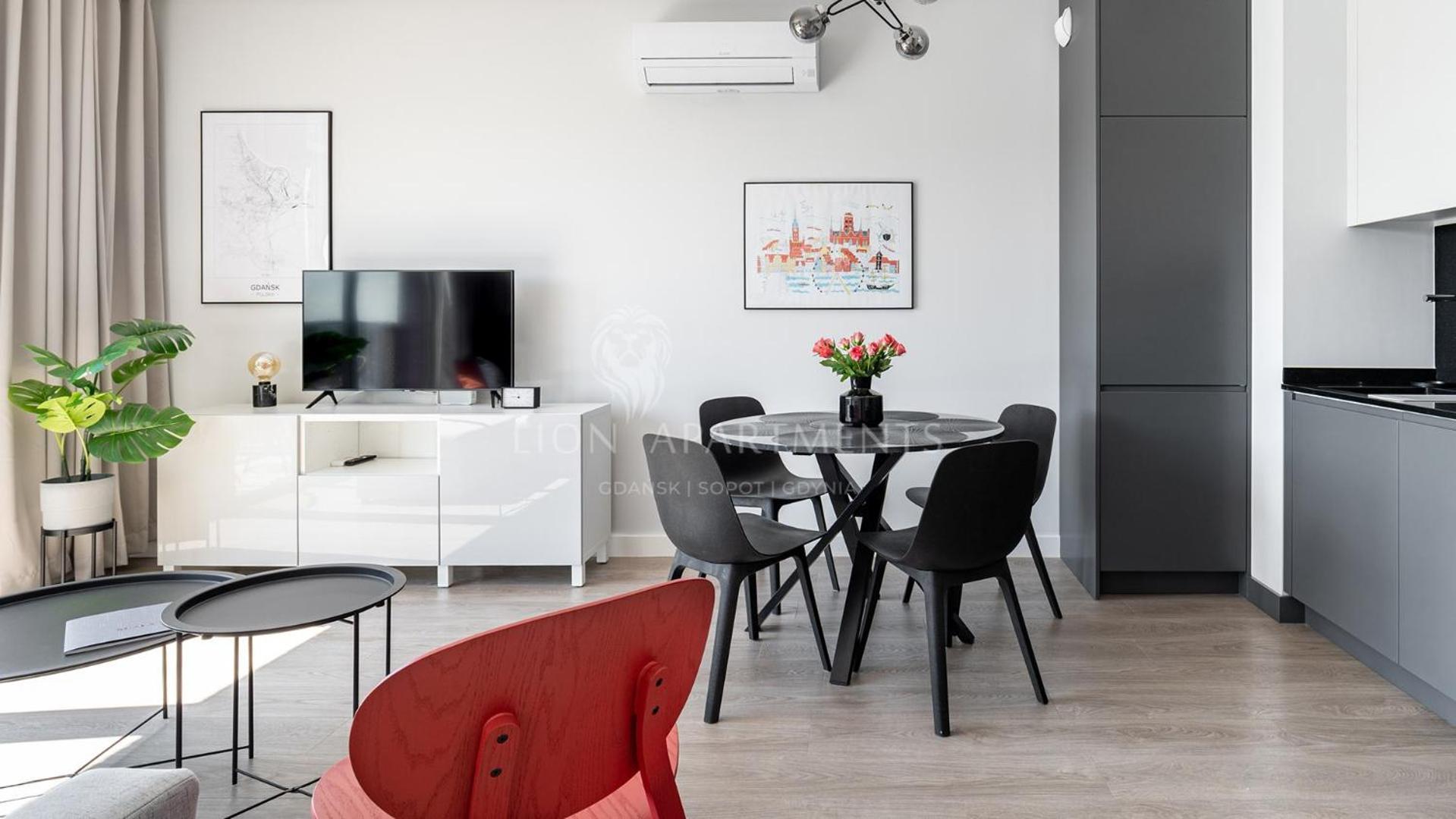 Scala City Center Apartments With Parking By Lion Apartments 格但斯克 外观 照片