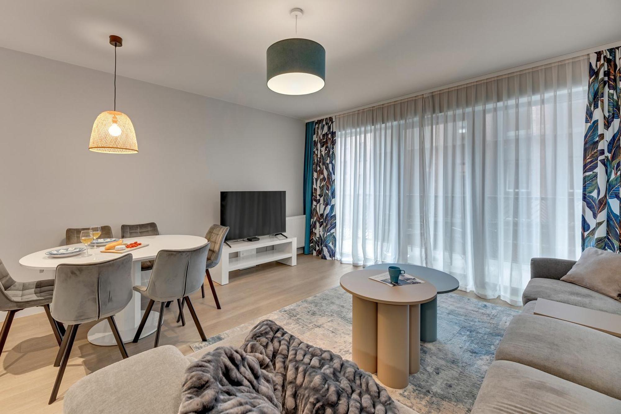 Scala City Center Apartments With Parking By Lion Apartments 格但斯克 外观 照片
