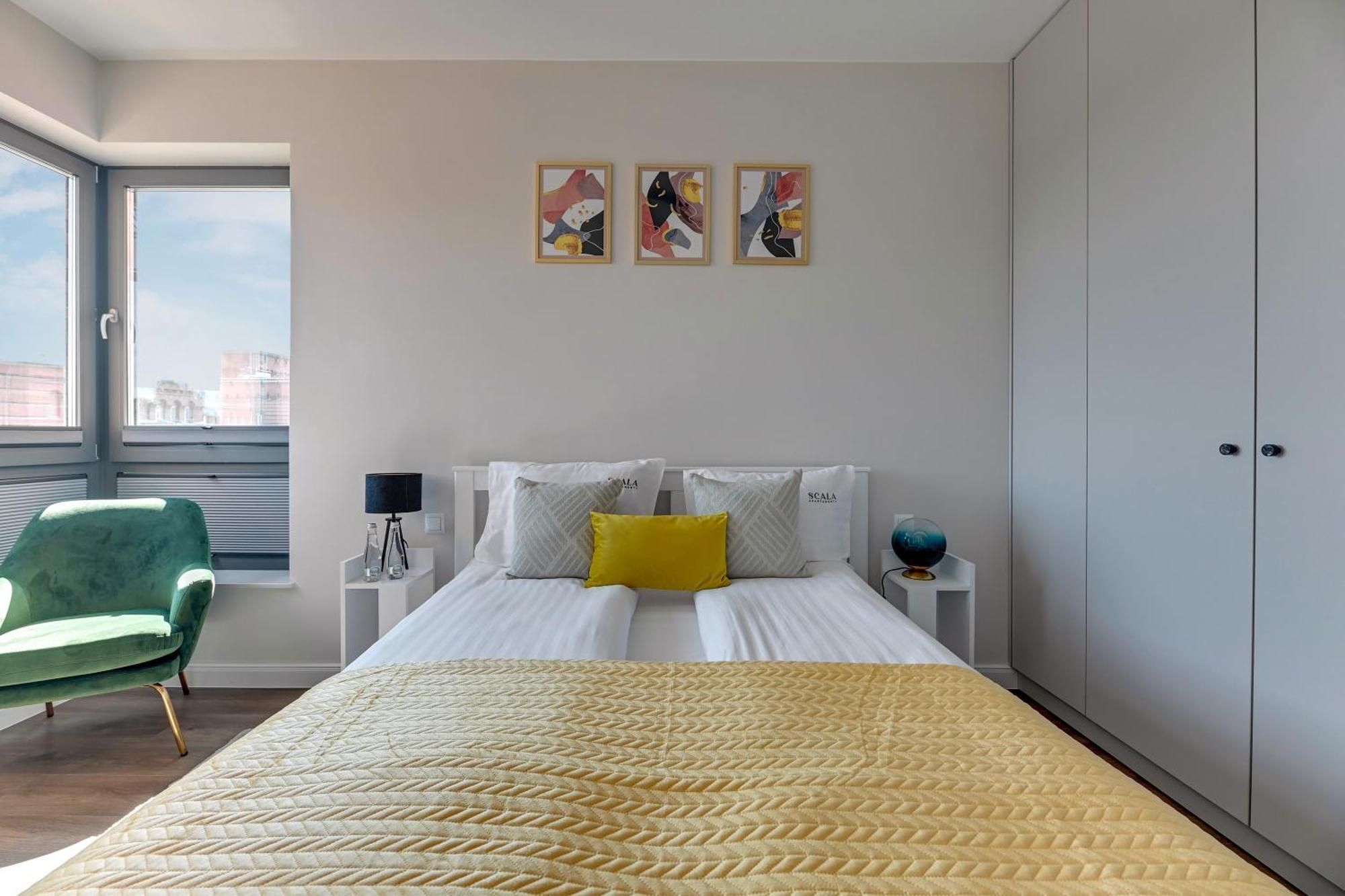 Scala City Center Apartments With Parking By Lion Apartments 格但斯克 外观 照片