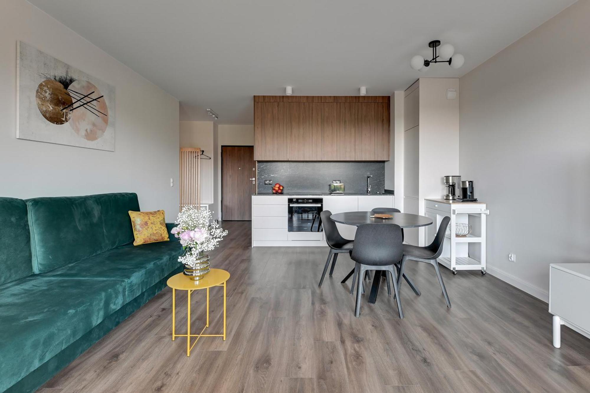 Scala City Center Apartments With Parking By Lion Apartments 格但斯克 外观 照片