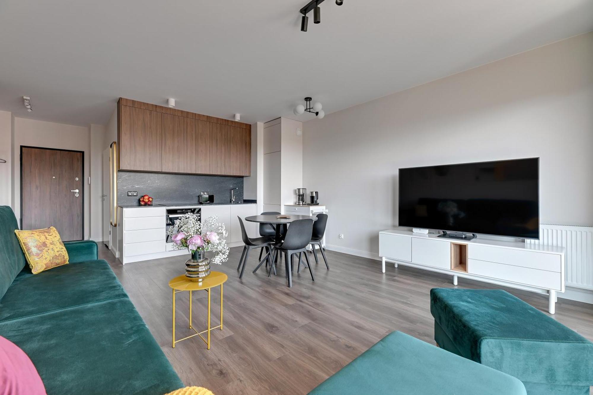 Scala City Center Apartments With Parking By Lion Apartments 格但斯克 外观 照片