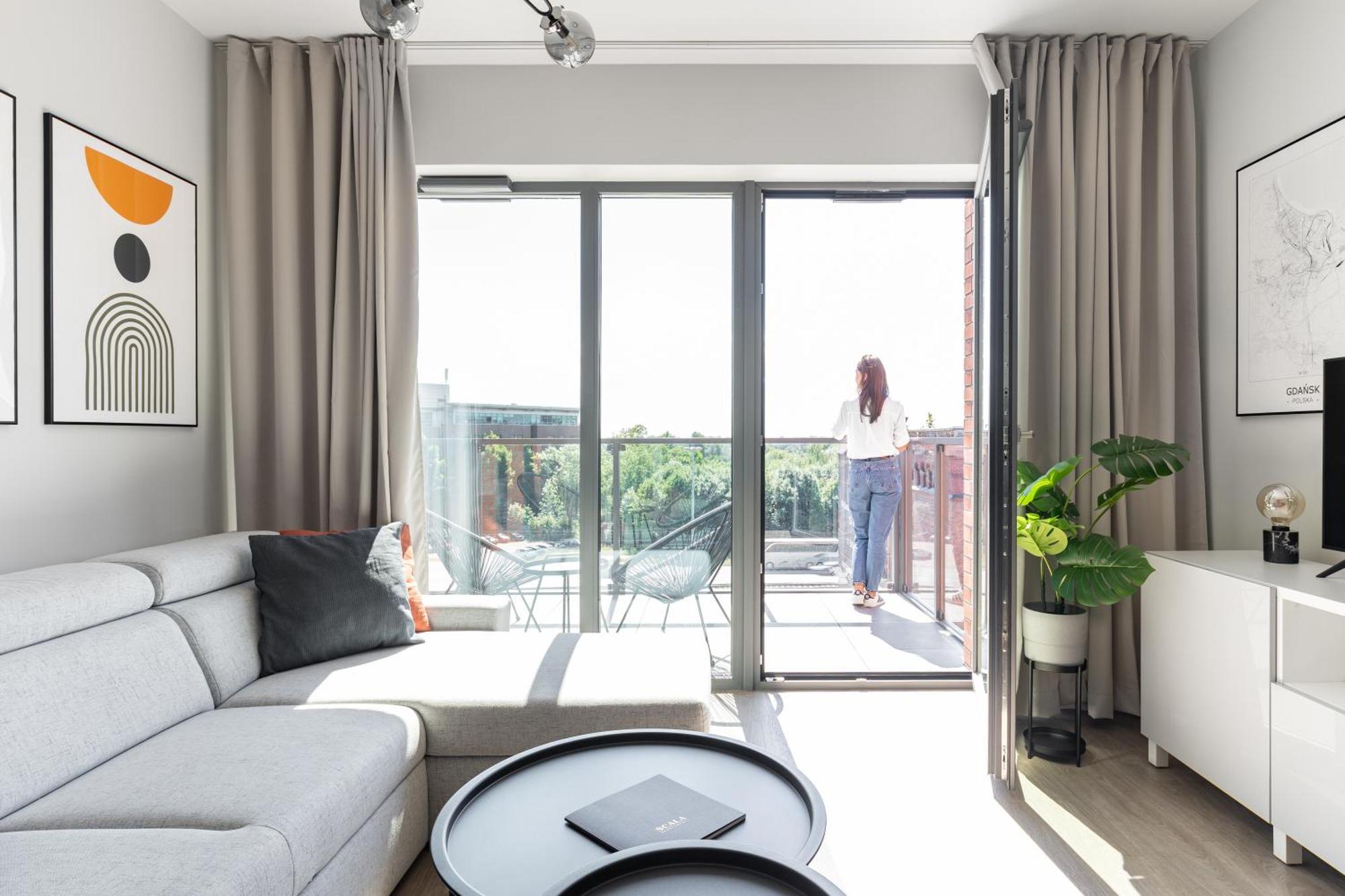 Scala City Center Apartments With Parking By Lion Apartments 格但斯克 外观 照片