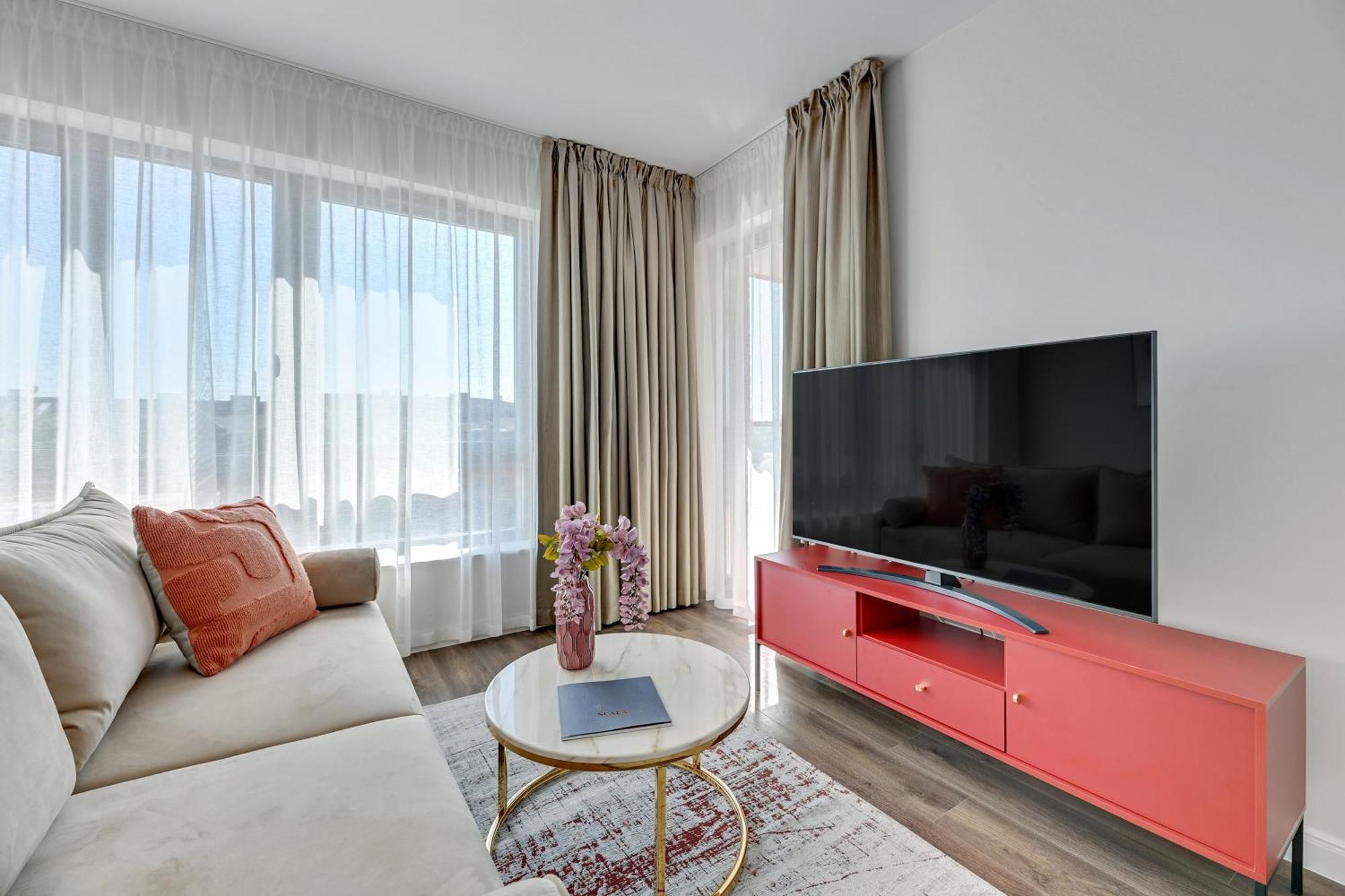 Scala City Center Apartments With Parking By Lion Apartments 格但斯克 外观 照片