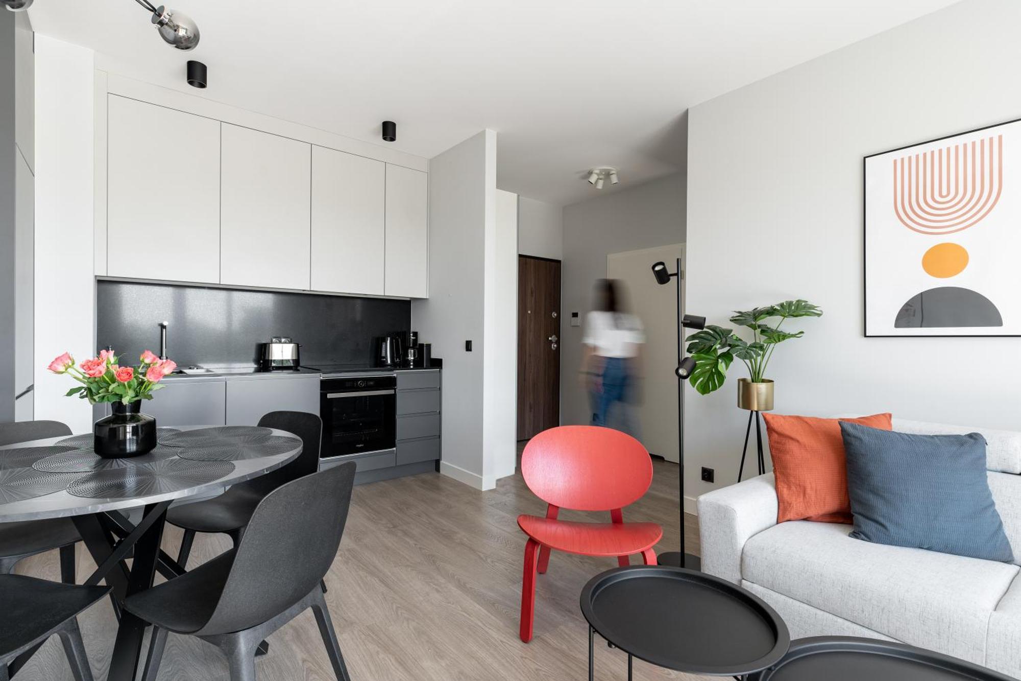Scala City Center Apartments With Parking By Lion Apartments 格但斯克 外观 照片